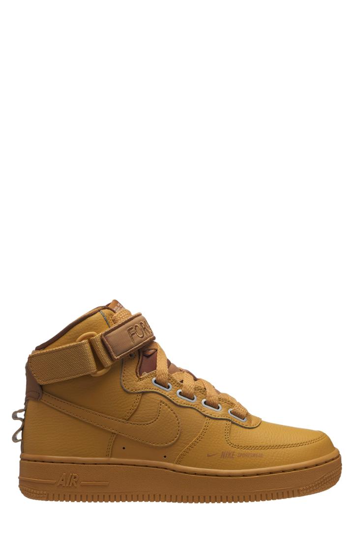 Women's Nike Air Force 1 High Utility Sneaker M - Yellow
