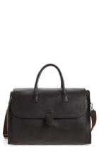Men's Eleventy Leather Duffel Bag -