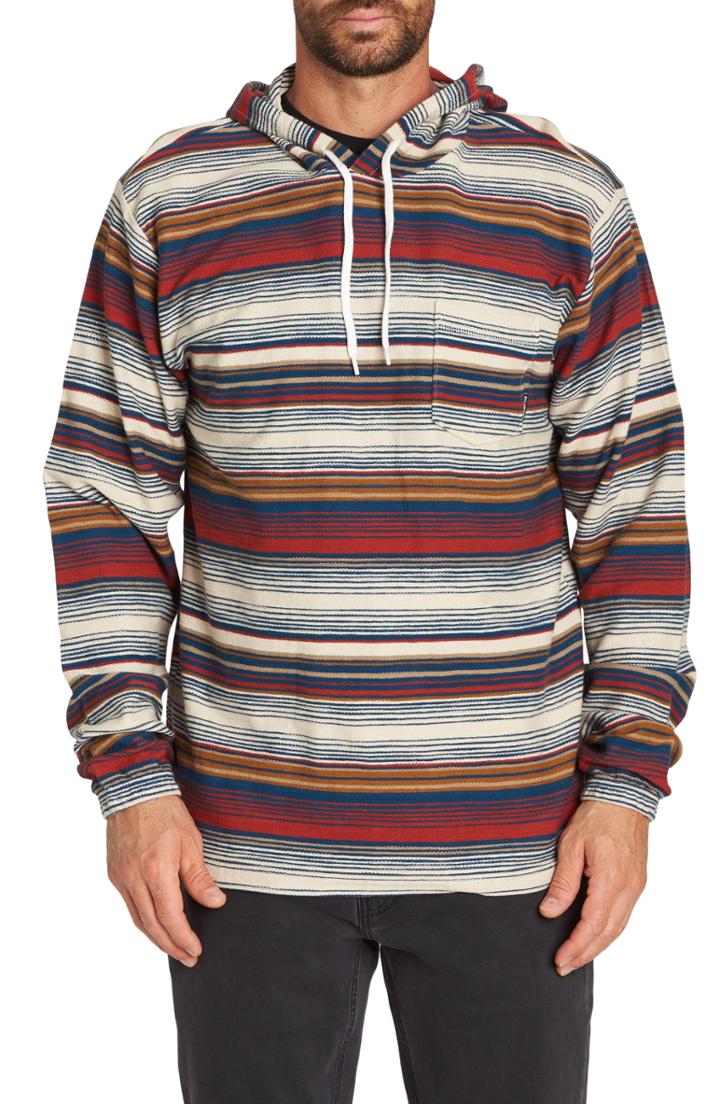 Men's Billabong Flecker Baja Hoodie - Brown