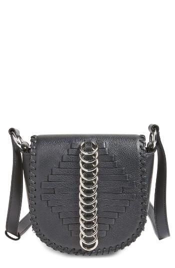 Alexander Wang Mini Lia Woven Rings Leather Crossbody Bag -