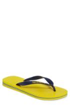 Men's Havaianas 'brazil' Flip Flop /13 M Br - Yellow