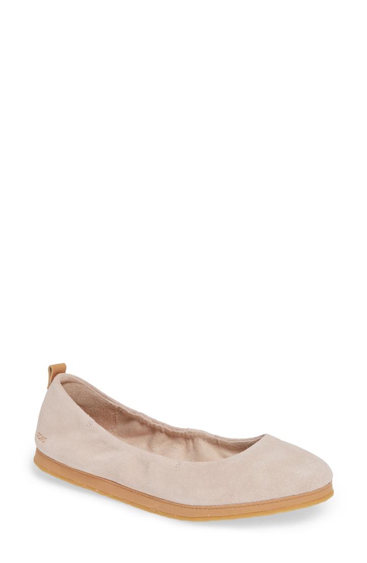 Women's Toms Olivia Ballet Flat .5 B - Pink