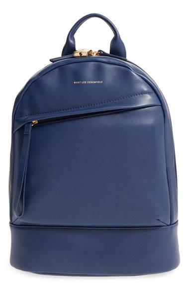 Want Les Essentiels 'mini Piper' Leather Backpack - Blue