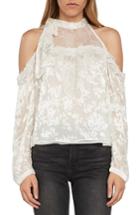 Women's Willow & Clay Cold Shoulder Top - White