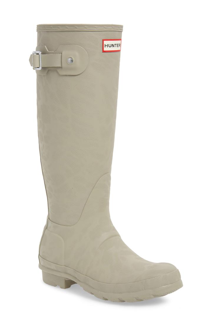 Women's Hunter Original Knee High Waterproof Rain Boot M - Grey