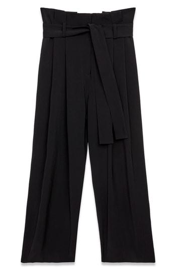 Women's Rachel Roy Collection Paperbag Pants - Black