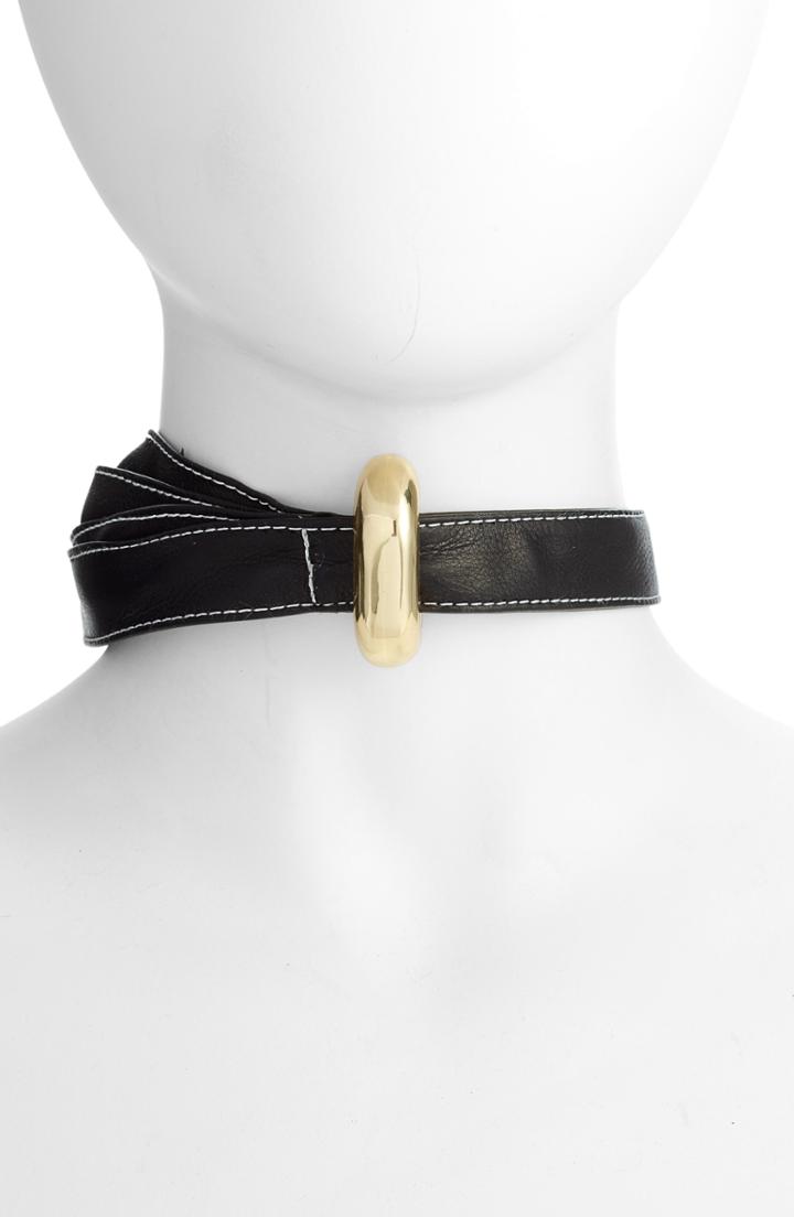 Women's Ellery Bremen Leather Choker