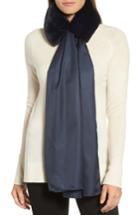 Women's Echo The Anastasia Faux Fur Collar With Removable Scarf, Size - Blue