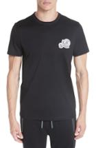 Men's Moncler Maglia Double Logo, Size - Black