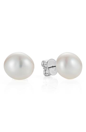 Women's Claudia Bradby Couture Pearl Stud Earrings