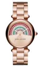 Women's Marc Jacobs Dotty Crystal Bracelet Watch, 34mm
