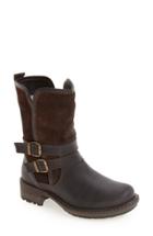 Women's Bos. & Co. 'sahara' Buckle Strap Waterproof Bootie .5-8us / 38eu - Brown