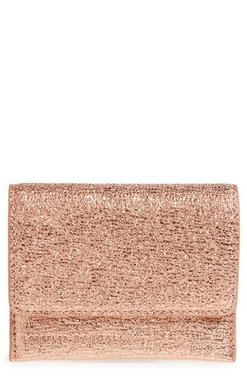 Women's Loeffler Randall Essential Leather Wallet - Metallic
