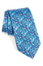Men's Salvatore Ferragamo Tropical Print Silk Tie