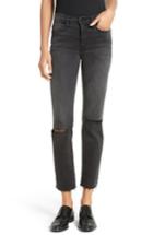 Women's Frame Le High Raw Edge Straight Leg Jeans