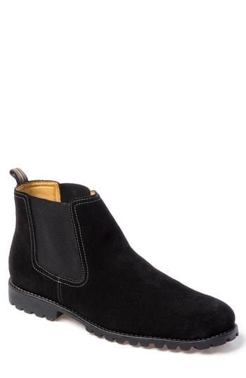 Men's Sandro Moscoloni Cyrus Lugged Chelsea Boot D - Black