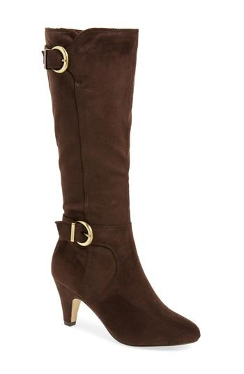 Women's Bella Vita Toni Ii Knee High Boot .5 Regular Calf N - Brown
