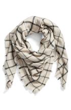 Women's Bp. Check Scarf, Size - Ivory