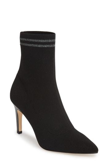 Women's Leith Finn Tube Sock Bootie M - Black