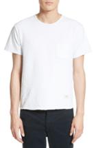 Men's Rag & Bone Raw Edge T-shirt, Size - White