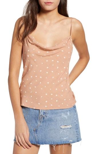 Women's Astr The Label Cowl Drape Camisole - Beige