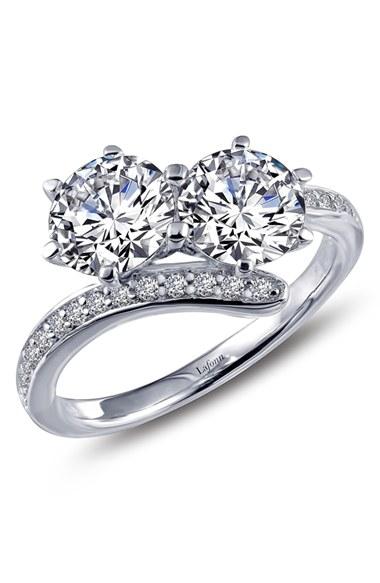 Women's Lafonn 'lassaire' Two Stone Ring