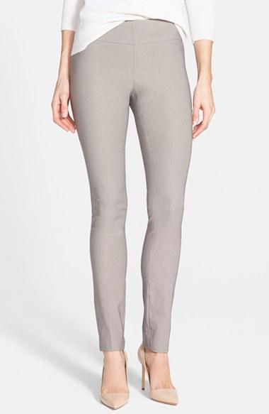 Petite Women's Nic+zoe 'the Wonder Stretch' Slim Leg Pants P - Beige
