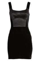 Women's Topshop Velvet Minidress Us (fits Like 14) - Black