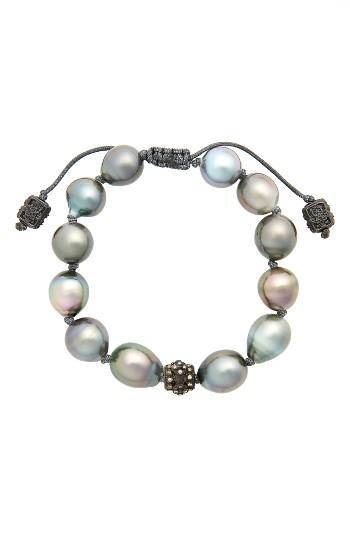 Women's Armenta Old World Pearl & Diamond Bracelet