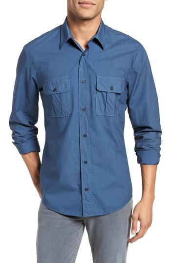 Men's Billy Reid Brantley Slim Fit Sport Shirt - Blue