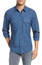 Men's Billy Reid Brantley Slim Fit Sport Shirt - Blue