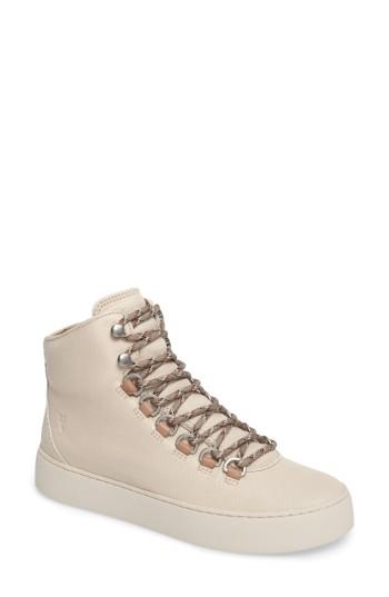 Women's Frye Lena Hiker High Top Sneaker M - White