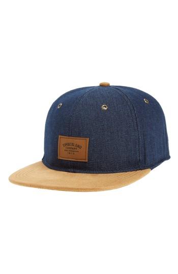 Men's Timberland Tilton Logo Baseball Cap - Blue