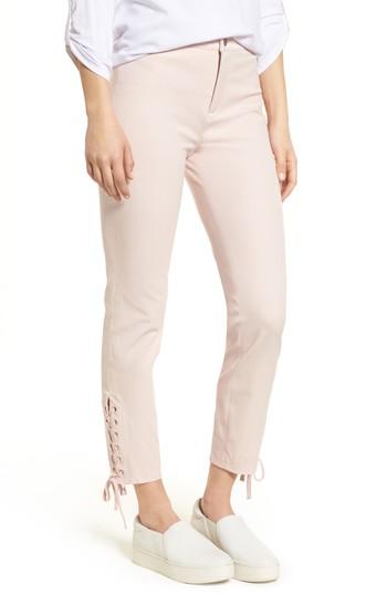 Women's Lysse Lace-up Ankle Leggings - Pink