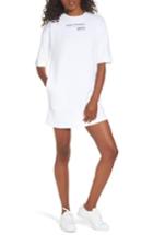 Women's Adidas Originals Eqt T-shirt Dress - White