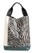 Marni 'medium' Colorblock Leather & Genuine Calf Hair Hobo -