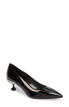 Women's Miu Miu Crystal Heel Pump Us / 34eu - Black