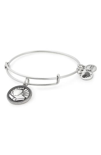 Women's Alex And Ani Teacher Adjustable Wire Bangle