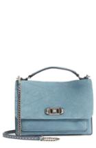 Rebecca Minkoff Medium Je T'aime Convertible Leather Crossbody Bag - Blue