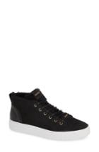 Women's Blackstone Ql48 Genuine Shearling Lined High Top Sneaker Us / 36eu - Black