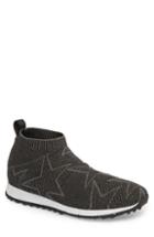 Men's Jimmy Choo Norway Mid Knit Sock Sneaker Us / 40eu - Black