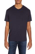 Men's Stone Rose V-neck Modal T-shirt (xs) - Blue