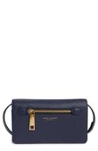 Marc Jacobs 'gotham' Pebbled Leather Crossbody Wallet -