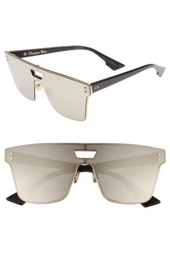 Women's Dior Shield Sunglasses - Black Gold