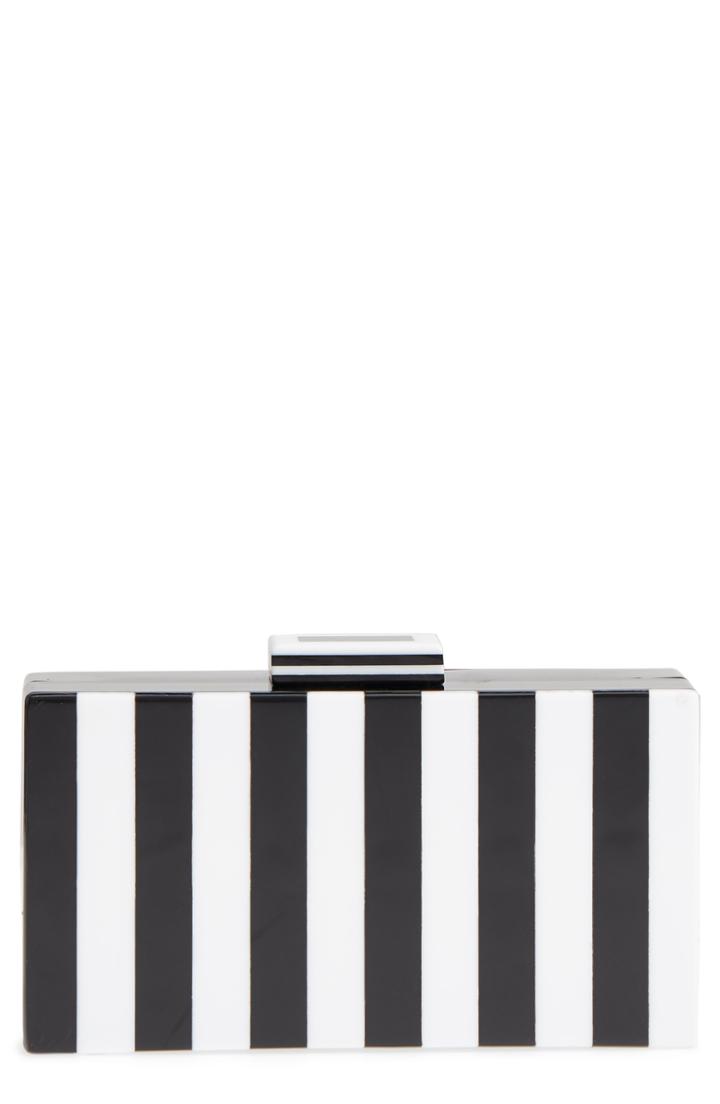 Like Dreams Pippa Stripe Box Clutch -