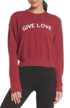 Women's Spiritual Gangster Malibu Give Love Crewneck Sweatshirt