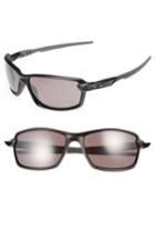 Men's Oakley Carbon Shift 64mm Polarized O Matter Wrap Sunglasses - Black