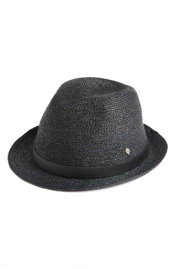 Women's Helen Kaminski Classic Packable Braid Raffia Fedora -