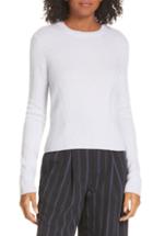 Women's Vince Seam Detail Cashmere Sweater, Size - Blue