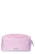 Skinny Dip Pink Glitsy Cosmetics Case, Size - No Color